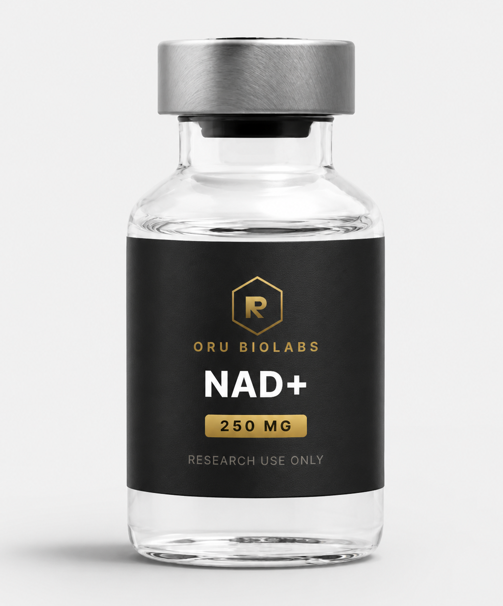 NAD+ research vial by ORU BioLabs